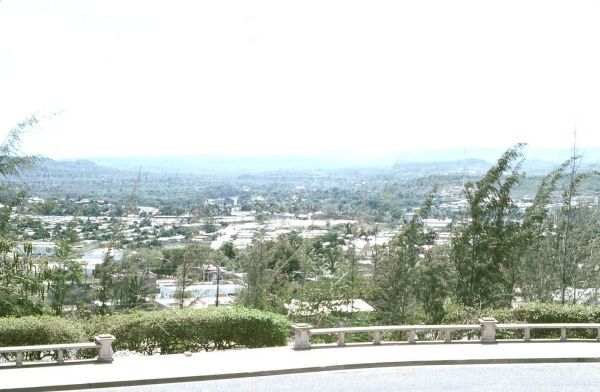 View from Statue of Justice, Santiago